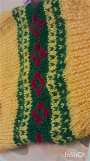 Knitting multicolour colors pattern for kids projects #babyclothes #knittig# handmade