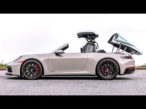 2022 Porsche 911 Targa 4 GTS | Driving, Sound, Exterior & Interior