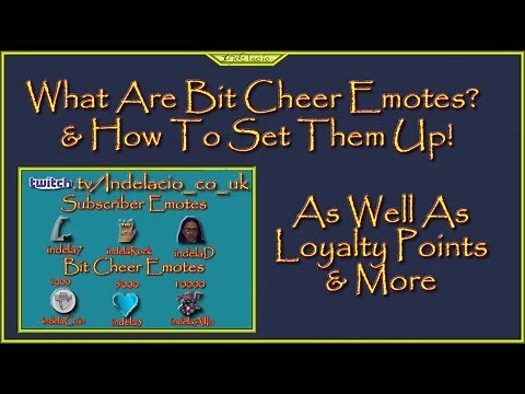 What are twitch bit cheer emotes? And How To Unlock And Set Them Up