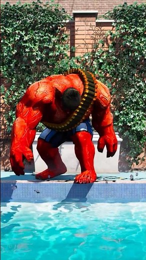 Red Hulk Vs Flash Hulk #shorts Ep. 510