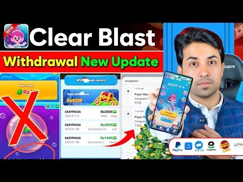 Clear Blast game Withdrawal Real or Fake | New Legit Earning App 2026 Review #clearblast