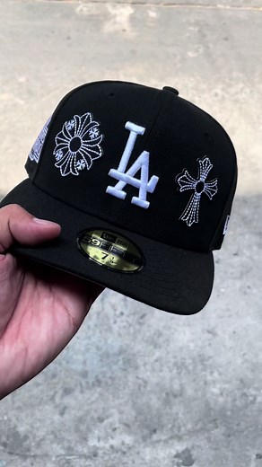 New Era Dodgers World Series 2020 Chrome Hearts Cútom Cap