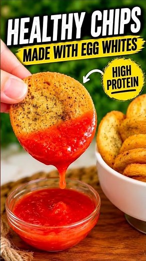 Healthy Crispy Chips Made From 4 Egg Whites!