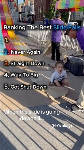 Ranking The Top 5 Funniest Slide Fails