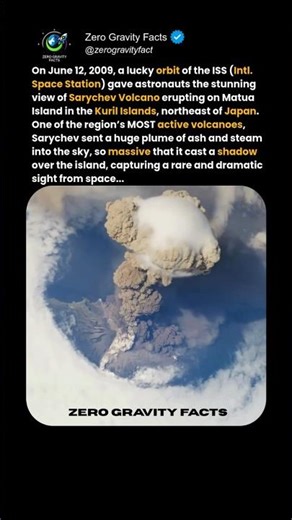 Astronauts Witness RARE Volcano Eruption from Space?