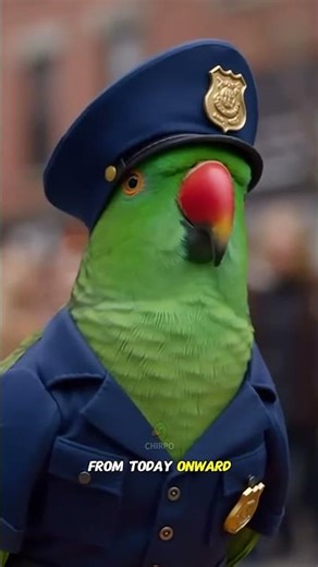 Chirpo Becomes the Chief 😂🦜