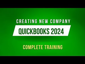 Creating New Company in QuickBooks 2024