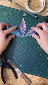 78K views · 7.8K reactions | Can you tell I’m wishing for snow this year ❄️✨ Make your own stained glass snowflake with Etsy shop SandandFireWorks' pattern | Etsy | Facebook