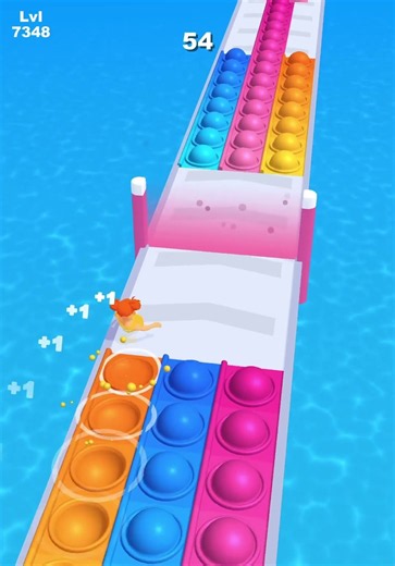 Pop It Run ASMR 🎈🌈🔥 Very Satisfying And Relaxing ASMR Sounds Gameplay