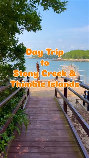 Laura Brown on Instagram: "Delight in the coastal beauty of Stony Creek and the Thimble Islands on this Connecticut Day Trip! Start the day at @gcafebakery 1008 Main Street Branford For their gourmet croissants and coffee. All their baked goods are drool worthy and quite unique to the area. There are tables outside on the green, enjoy the start of the day. Head over to Tilcon Ave - navigate to Branford Trolley Trail and Footbridge and it will take you to the parking lot at the end of Tilcon - lo