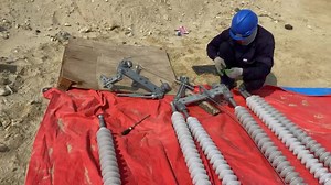 Conductor stringing, construction of high voltage overhead Transmission line, | Overhead Transmission Line Erector Stringing Group