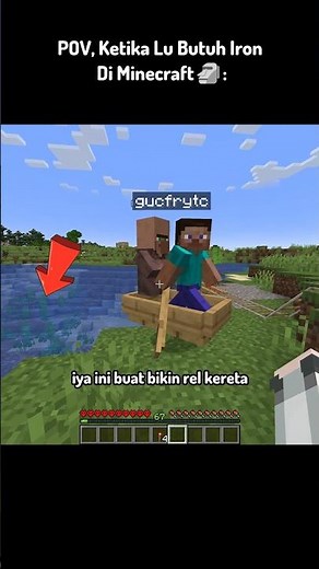 POV, Ketika Lu Butuh Iron Di Minecraft 🗿
