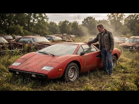 Abandoned Lamborghini Countach LP400 (1974) ASMR Full Restoration