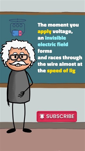 Electrons Are Slow… So How Does Electricity Act Instantly? ⚡#electronics #viral #trending #ytshorts