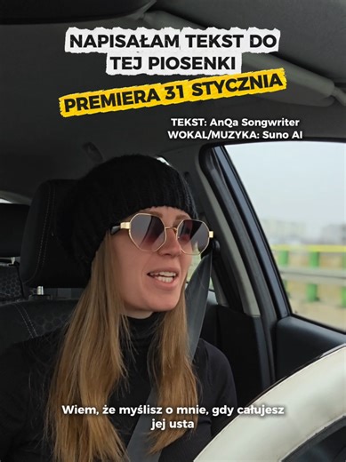 Premiera już 31 stycznia 🔥 Tekst: AnQa Songwriter Wokal/Muzyka: Suno AI #songwriter #anqasongwriter #muzyka