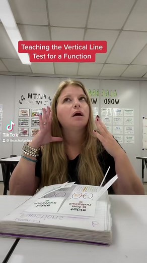 Vertical Line test throwback!! 💜🙌🏻#math #algebra #iteachalgebra #teacher