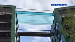 See-through 'Sky Pool' spans apartment buildings in London