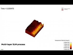 Multi-layer Selective Laser Melting | FLOW-3D WELD