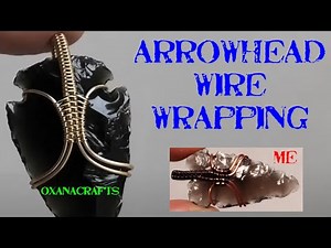 Arrowhead Wire Wrap Following an ‪@OxanaCrafts‬ Design