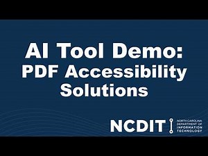 AI Tool Demo: PDF to HTML Converter, PDF Upload Checker
