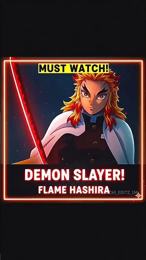 DEMON SLAYER FLAME HASIRA:- RENGOKU ।। #anime #demonslayer #animeedit