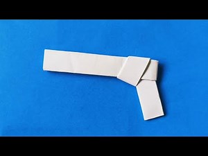 Wow! Cara Membuat Pistol Mainan dari Kertas | Origami Gun | Paper Gun