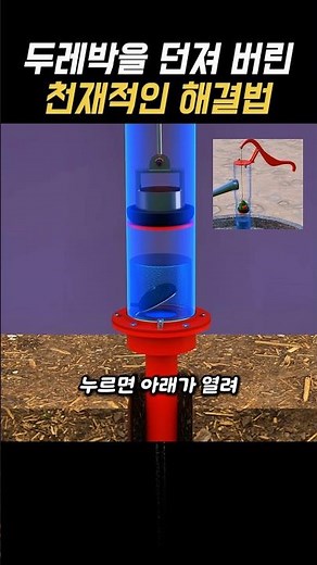 두레박을 대체한 천재적인 해결법, 작두펌프의 원리
