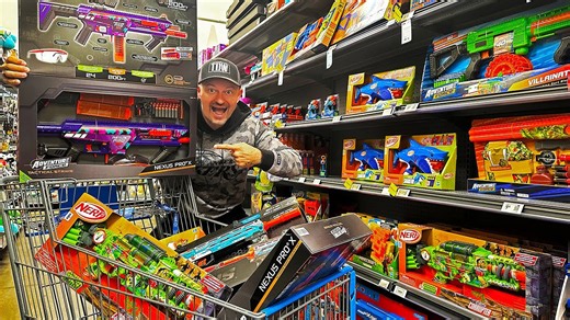 Epic Nerf hunt at Walmart! Unboxing the new Nexus Pro X blaster
