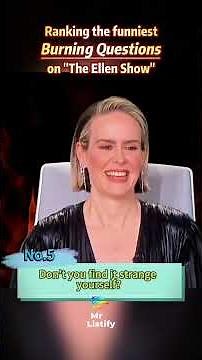 Ranking the Funniest Burning Questions on The Ellen Show!! #ranking #ellenshow