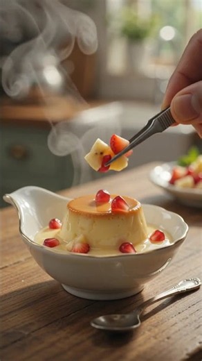 🍮 Homemade Custard Recipe ✨ Easy & Creamy Custard Dessert! 😍