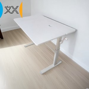 [Hot Item] Height Adjustable Ergonomic HDF Children Learning Desk Chair Set with Shelf Student Multifunctional Study Table