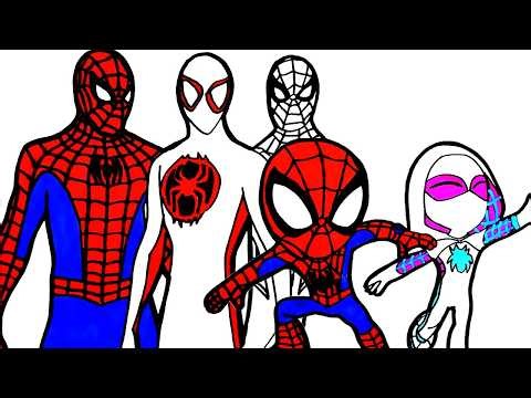 Draw Spider-Man Like a Pro | Adult & Cute Kid Versions 🎨