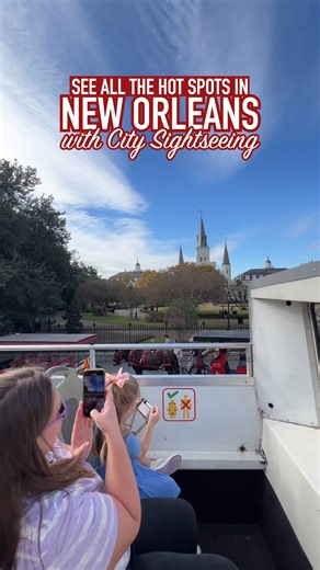 Allstate Sugar Bowl on Instagram: "First time in New Orleans and looking for a new way to explore the Big Easy? We got you. ⚜️Let City Sightseeing guide you through the top spots to visit while you’re here for the Sugar Bowl. #OnlyLouisiana"