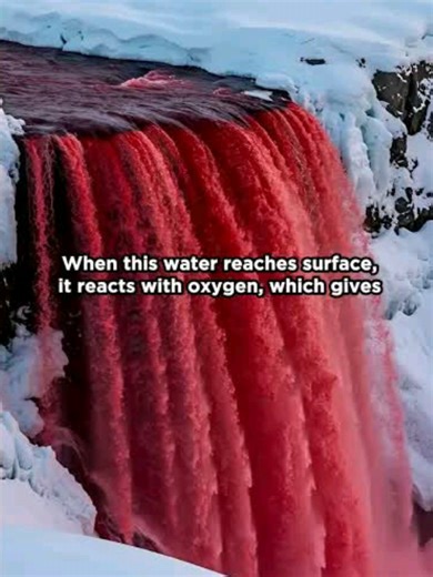 Why Antarctica’s Blood Falls Remain Liquid in Freezing Temperatures