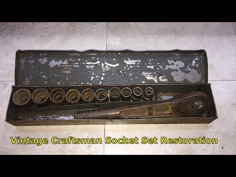 Vintage Craftsman Socket Set Restoration