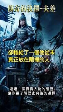 夫差《稱霸者與亡國者的雙面人生》｜滅齊十萬軍、稱霸黃池，卻被勾踐滅國的王者｜ #傳奇的抉擇