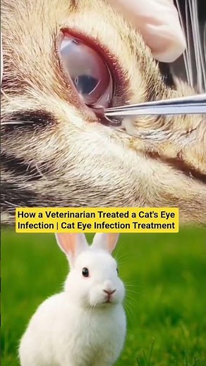 How a Veterinarian Treated a Cat's Eye Infection | Cat Eye Infection Treatment #animaldoctor