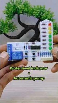 How to make a water level indicator equipped with an automatic water pump #project #creative #water