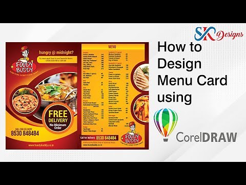 How to Design a Menu Card in Corel Draw | Tutorial