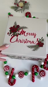 Christmas Gift Box With Lid – Merry Christmas Design - Christmas Packaging Box - Reusable Christmas Gift Box - Etsy