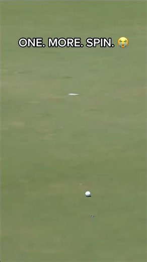 As close as a putt can get 😩