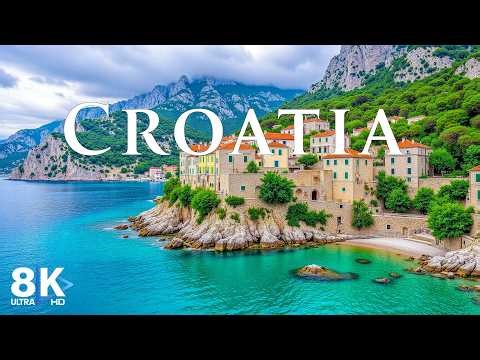 Croatia 🇭🇷 8K | Breathtaking Landscapes – Dreamlike Adriatic Coast & Dubrovnik