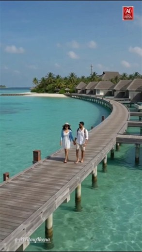 🌴 Maldives Travel Paradise | Luxury Island Resort Tour 🏝️ | Dream Vacation Vlog #shorts #shortsfeed