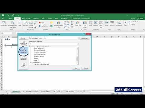 Insert Hyperlinks into Excel Spreadsheets