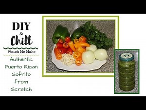 Authentic Puerto Rican Sofrito Recipe|From Scratch