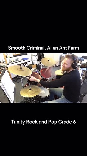 Full video demo on my YouTube channel 🥁Mike Barnes Drums #ILoveDrumming #DrumVideos #SmoothCriminal #AlienAntFarm #DrumCover #MikeBarnesDrums #TrinityRockAndPop | Mike Barnes Drums