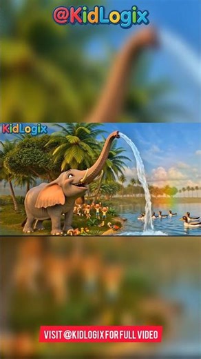 Hathi Aaya! 🐘 | Elephant Rhyme for Kids @KidLogix