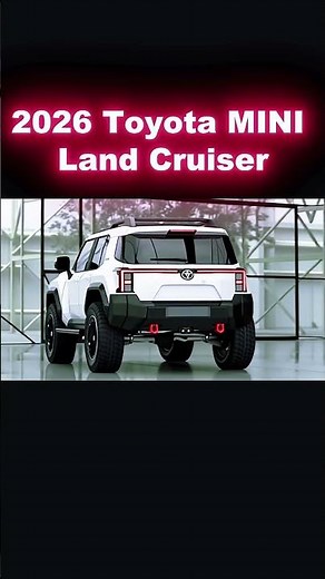 The All-New 2026 Toyota MINI Land Cruiser | Full Review | Compact Off-Road SUV Concept.