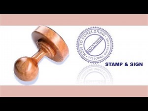 STAMP DESIGNING | How to Design Stamp in CorelDRAW Looks100% Real