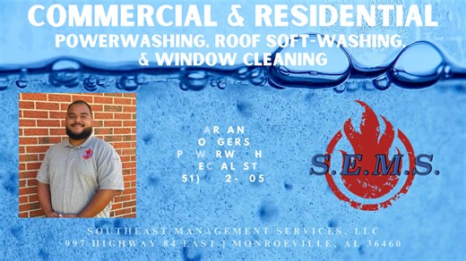 43 shares · 3 comments | Southeast Management Services, LLC. is proud to offer Commercial & Residential Power-Washing, Soft-Washing for your Roof & Window Cleaning. ☎️ Please call us today for a free quote! (251)282-0958 | Southeast Management Services "Fire Equipment Testing & Repairs" | Facebook